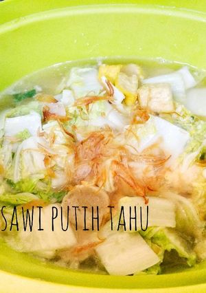 Foto resep Tumis sawi putih tahu