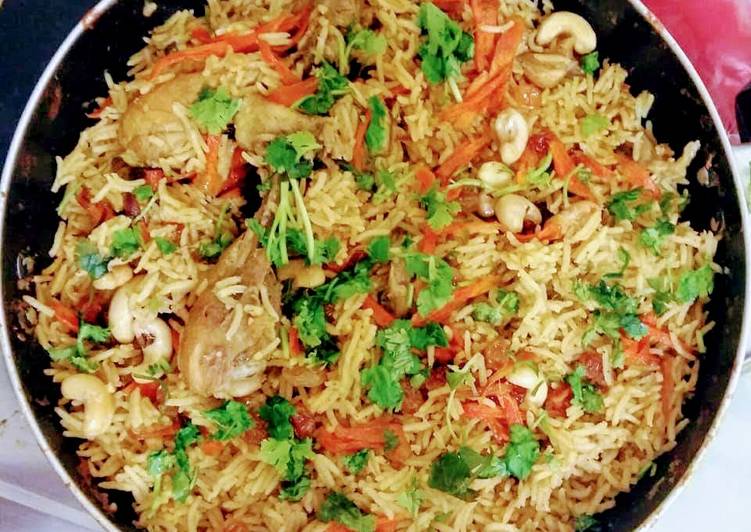 Afghani pulao or kabuli pulao