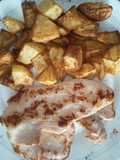 Patatas Fritas en cubos en Freidora de aire