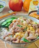 日式滑蛋牛丼飯