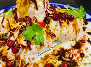 A picture of dahi bara chaat