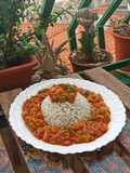 Colirroz en sofrito de atún