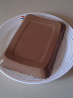 Una foto de Flan de chocolate