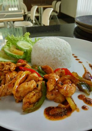 Foto resep Ayam sauce lada hitam