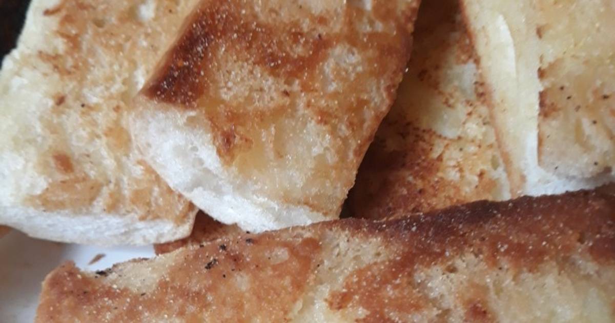 Butter Fried Cuban Bread Recipe by skunkmonkey101 Cookpad