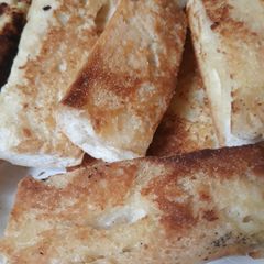 A picture of Butter Fried Cuban Bread.