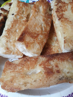 A picture of Butter Fried Cuban Bread.