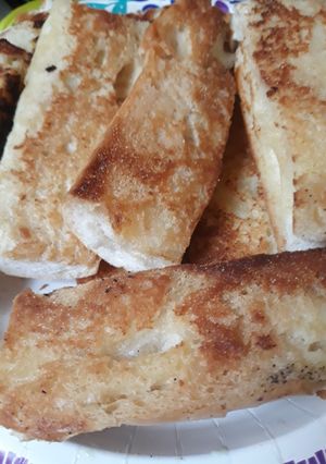 A picture of Butter Fried Cuban Bread.