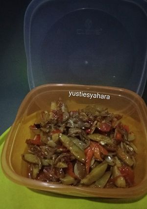 Foto resep Tumis mercon jengkol teri