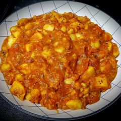 A picture of Potato Curry (No onion No garlic).