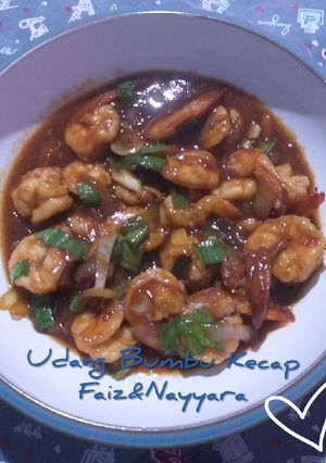 Foto resep Udang Bumbu Kecap