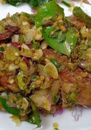 Foto resep Ayam Goreng Cabe Ijo Daun Jeruk
