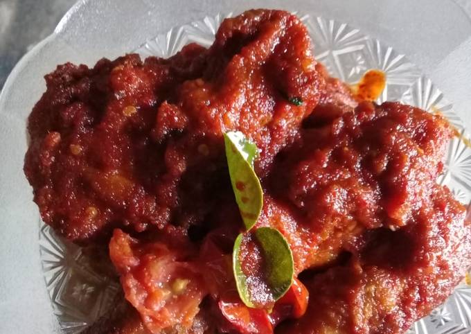 Standar Cara  membuat Ayam bumbu bali yang enak