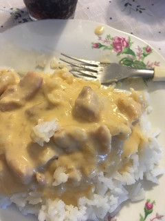 Una foto de Strogonoff de Pollo