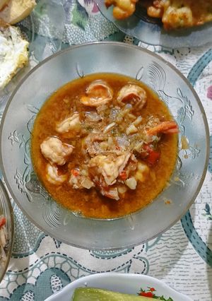 Foto resep Udang Saus Asam Manis