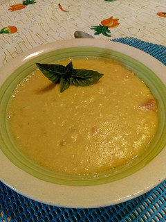 Una foto de Porotos granados con mazamorra