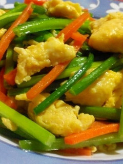 韭菜炒蛋 的食譜成品照片