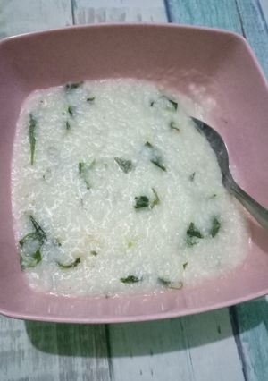 Foto resep Bubur bayam praktis