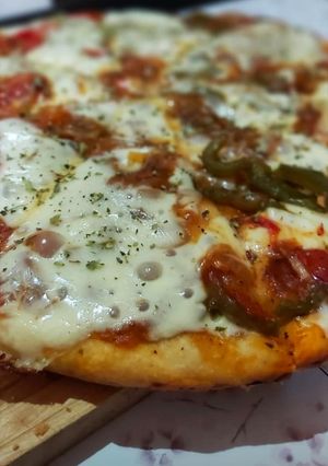 Una foto de Pizzas caseras como la del delivery pero más rica