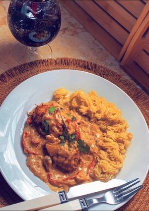 صورة لوصفة دجاج بالمشروم 🥘
