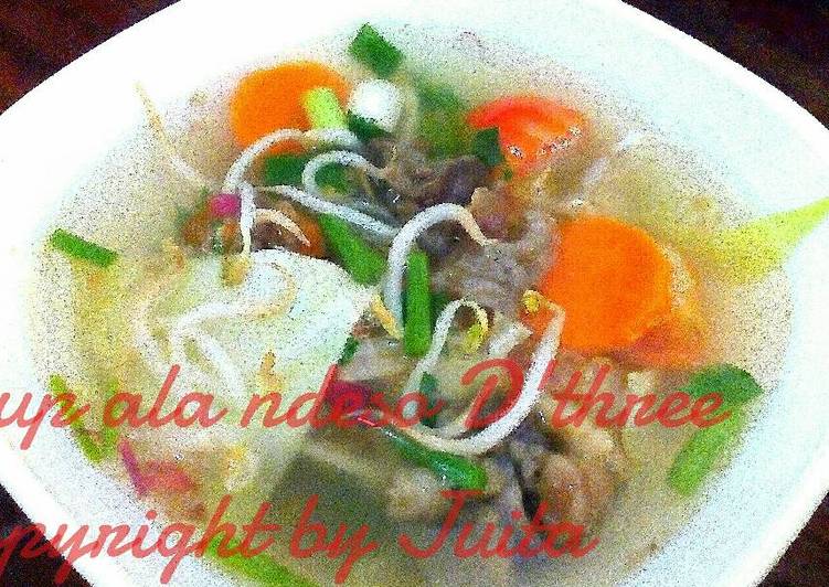 Resep masakan Sup ala ndeso | Bahan Membuat Sup ala ndeso Yang Enak Banget