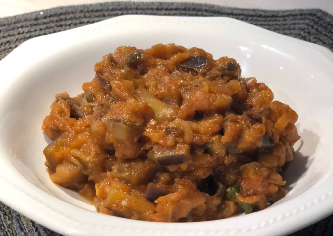 Berenjenas estofadas con TM6