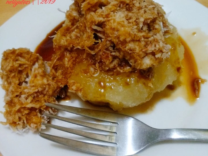 Langkah Gampang Membikin Resep Lupis singkong yang Bisa Manjain Lidah Anti Ribet, Mantap Sekali