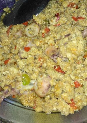 Foto resep Sambel oncom Cumi asin