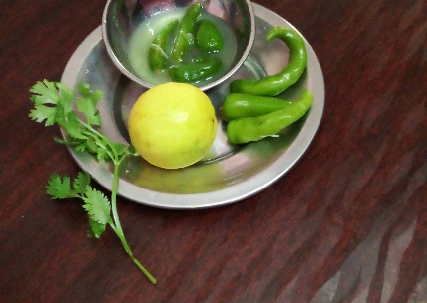 Green chilli pickle