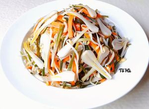 Hình của món Dưa giá củ kiệu.