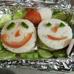 A picture of Tiranga Veg Sandwich.