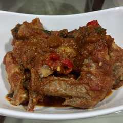 A picture of Ayam Rica Rica.