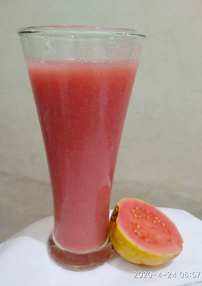 Foto resep Jus jambu biji merah