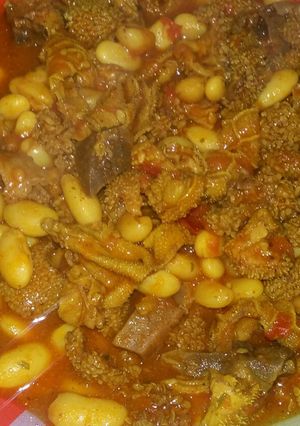 A picture of Tripe with White Beans.