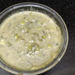 A picture of Methi malai matar.