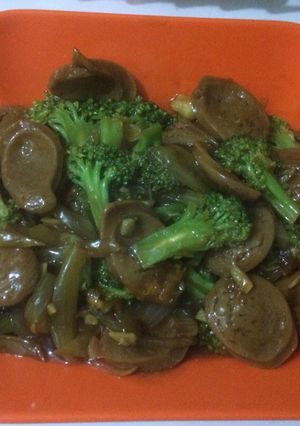 Foto resep Sosis brokoli masak mentega