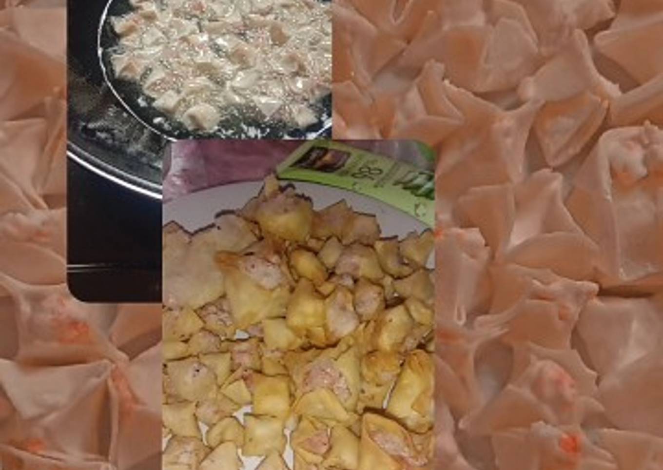 Pangsit homemade simple