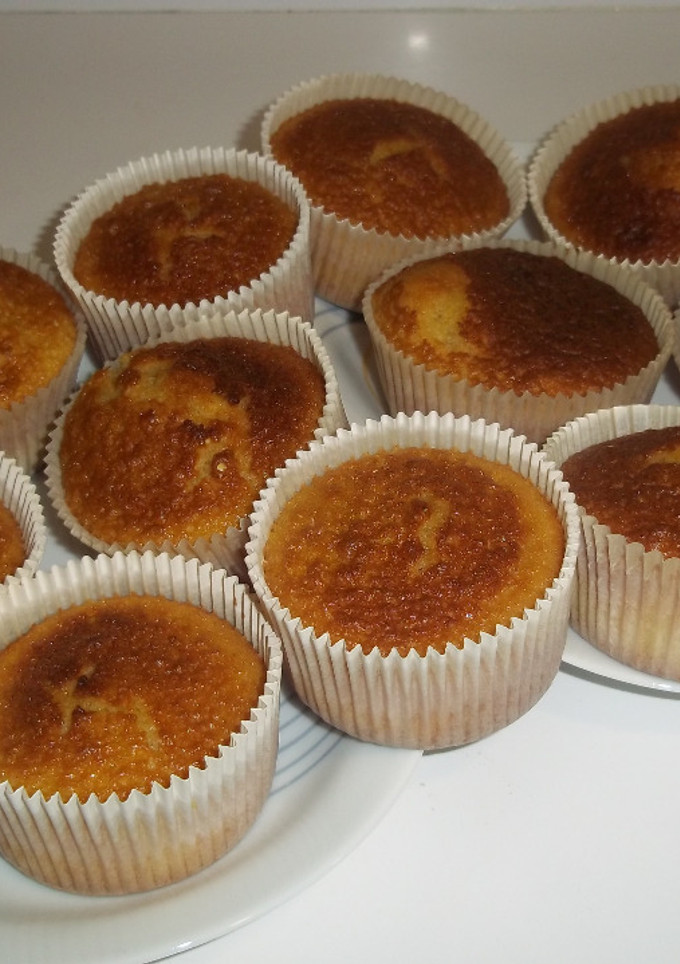 Una foto de Magdalenas de naranja