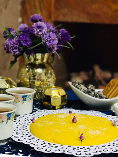عکسی از دستور حلوای شیر