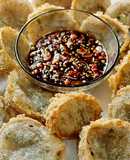 Tahu Aci Krispi dengan Sambal Kecap