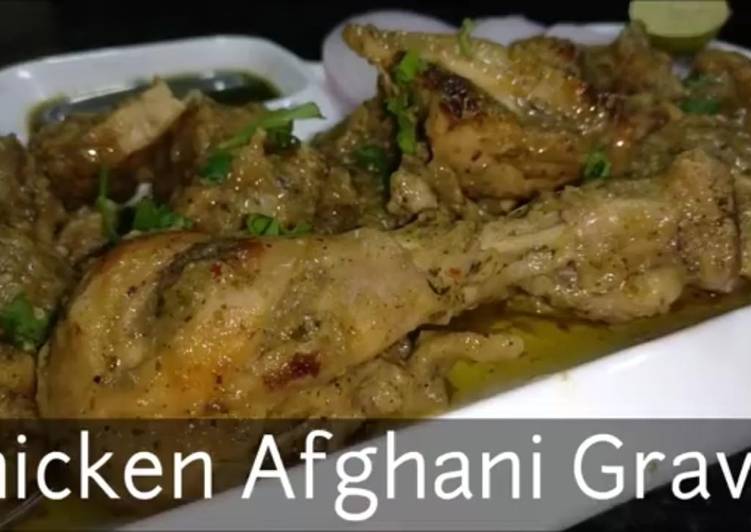 Recipe of Super Quick Homemade Chicken Afghani Gravy