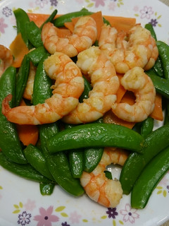 甜豆蝦仁 的食譜成品照片