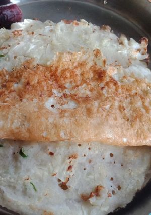 A picture of Rava pudlas (leftover cabbage).