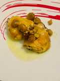 Cosce di pollo alle castagne