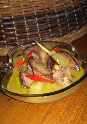 Foto resep Lodeh hatiku....#ketopad_cp_jeroan