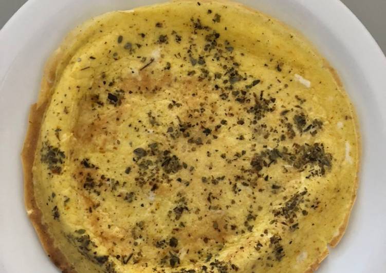 Crepioca com cúrcuma