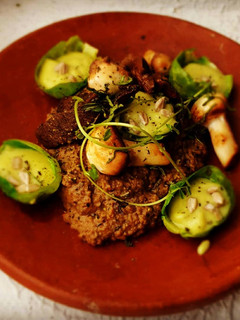 Una foto de Puré de berenjenas y verduras (Vegano)