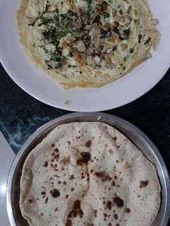 चपाती ऑमलेट (Chapati omelette recipe in hindi) रेसिपी मुख्य फोटो