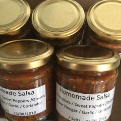 A picture of Home made Salsa!!.