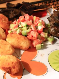 Una foto de Anticuchos
